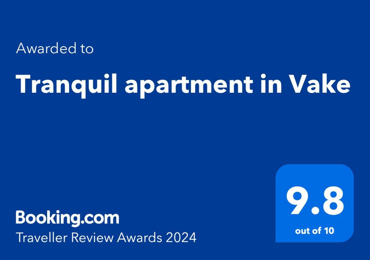 Tranquil Apartment In Vake Tbilisi Exteriör bild
